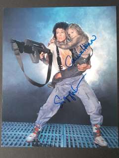 Aliens - Double signed by Sigourney Weaver + Carrie Henn, with Letter of Authenticity - Photo, Autograph | Catawiki