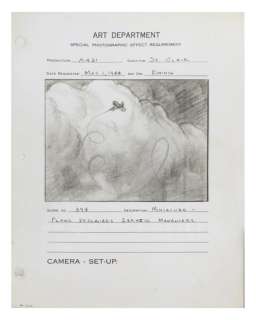 "The Big Noise" Art Department Special Photographic Effect Requirement Book | Planet Hollywood Vault