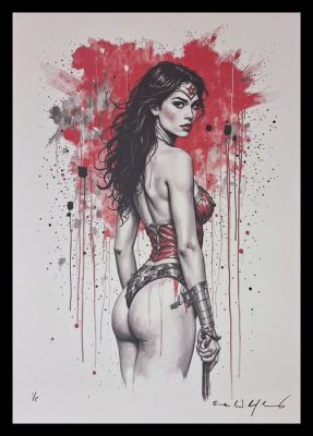 Wonder Woman - Series " Tokyo Pop Icons " by Emma Wildfang - Large size | Catawiki