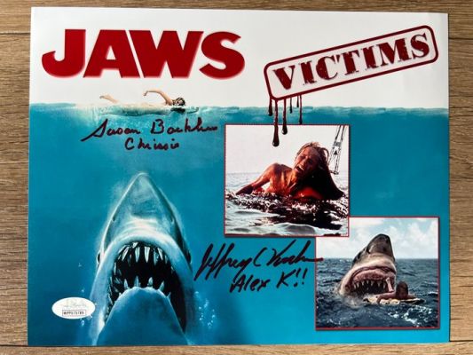Jaws - Susan Backlinie and Jeffrey Voorhees | Catawiki
