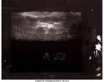 Original matte paintings (2) from Marx Brothers films. ...