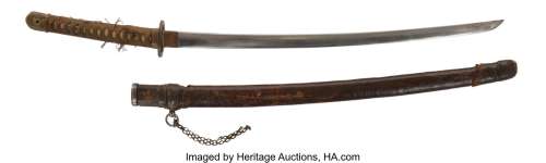 John Belushi "Samurai Futaba" sword and scabbard from Saturday Night Live....