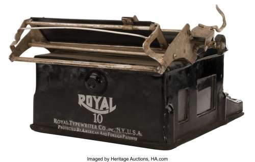 James Caan "Paul Sheldon" stunt typewriter prop from Misery....