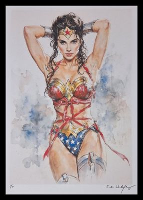 Wonder Woman - Vintage Pin Up edition by Emma Wildfang - Large size | Catawiki