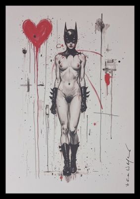 Batgirl - Series " Tokyo Pop Icons " by Emma Wildfang - Large size | Catawiki
