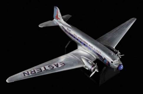 Lot 1164 - DC-3 aircraft filming miniature from Night at the Museum: Battle of the Smithsonian