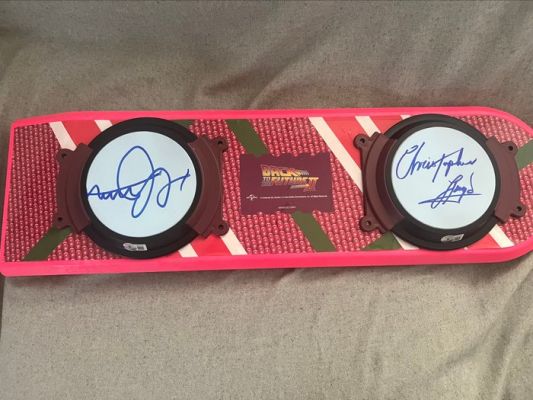 Back to the Future - Part II - Official Replica Hoverboard, signed by Michael J Fox & Christopher Lloyd - with Beckett