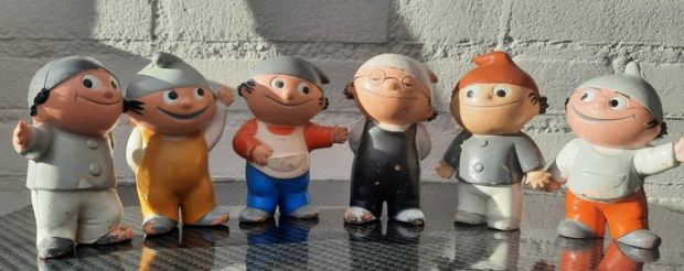 Lot of 6 - German TV - ZDF - Mainzelmänchen figurines - Vintage - 1960’s | Catawiki