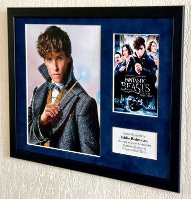 Fantastic Beasts - Eddie Redmayne (Newt Scamander) Premium Framed, signed + Certificate of Authenticity | Catawiki