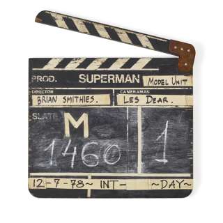 Model Unit Day 1 Clapperboard from Superman | Studio Auctions