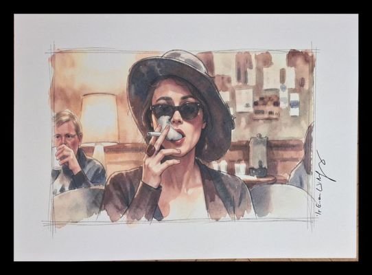 Fight Club - Cinematic Echoes - Marla Singer by Emma Wildfang - Large size | Catawiki