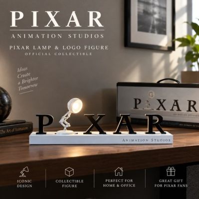 PIXAR - Pixar Lamp / Luxo Jr. & Pixar Logo - Disney | Catawiki