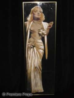 Marlene Dietrich Vintage Painting | Premiere Props