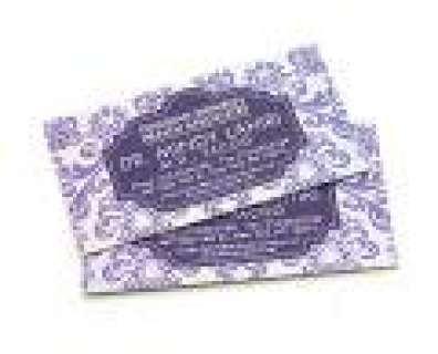 The Mindy Project - Lot 61 - Mindy‘s Purple Business Card Set