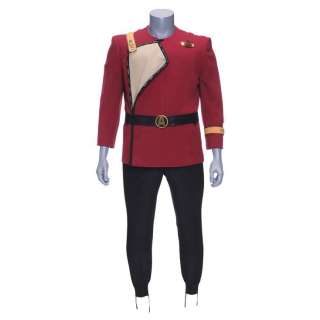 STAR TREK IV: THE VOYAGE HOME (1986)/STAR TREK: GENERATIONS (1986) - Lot 365 - Captain Scott‘s (James Doohan) Screen-Matched Maroon Starfleet Uniform