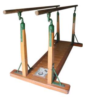 Lot 290 - THE PINK PANTHER STRIKES AGAIN PARALLEL GYMNAST BARS WITH SIGNED PHOTOGRAPH