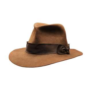 INDIANA JONES AND THE TEMPLE OF DOOM (1984) - Lot #173 : Indiana Jones‘ (Harrison Ford) Screen-and-Photo-Matched Fedora Also Worn by Stunt Performer Dean Ferrandini