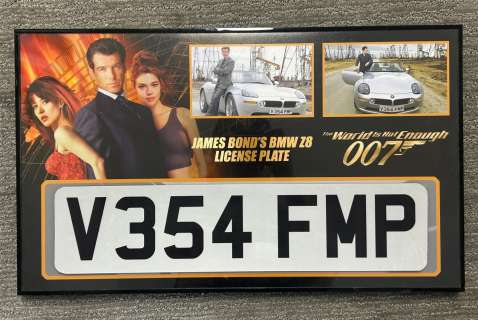 James Bond license tag | Piece of the Past