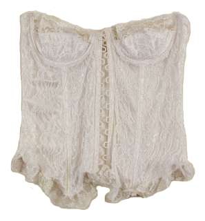 Christina Aguilera’s White Lace Stretch Vintage White Corset from "Burlesque" | Gotta Have Rock and Roll