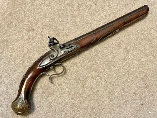 Very Detailed Vintage Replica Non-Firing Spanish Pirate Flintlock Pistol | eBay US (Buy It Now)