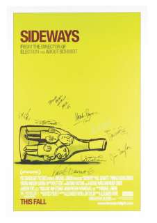 A Cast and Crew Signed "Sideways" One-Sheet. | Van Eaton Galleries