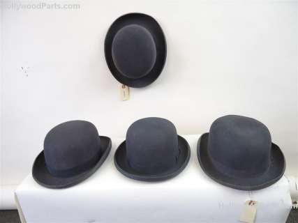 Thomas Crown Affair Prop Extra Bowlers Bowler Hats x 4 | Hollywood Parts