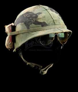 TROPIC THUNDER (2008) - Lot 545 - Kirk Lazarus‘ (Robert Downey, Jr.) Helmet, Dog Tags, and Sunglasses