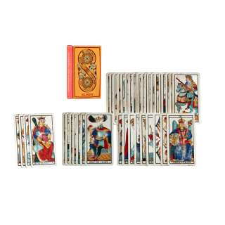 Lot #243 – House of Gucci Pina Auriemma Salma Hayek Screen Used Tarot Cards Sc 43 77 & 150