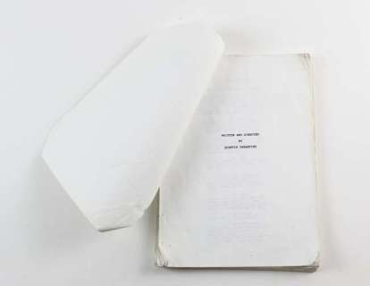 Reservoir Dogs (1992) Film Script dated October 22, 1990, 100 pages. | Ewbank’s