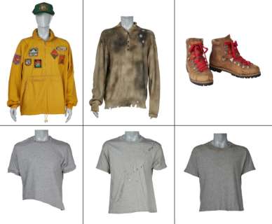 Lot 911 - CLIFFHANGER: SYLVESTER STALLONE "GABE WALKER" COSTUME ENSEMBLE (WITH DVD)