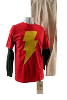 Big Bang Theory Sheldon (Jim Parsons) Full The Flash Outfit Costume | Premiere Props