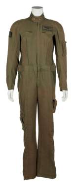 Lot 770 - STEALTH: JESSICA BIEL "LT. KARA WADE" HERO FLIGHT UNIFORM (WITH DVD)