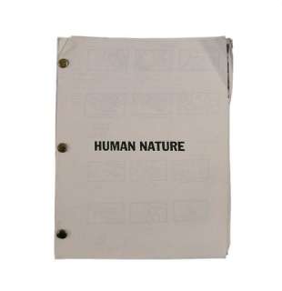 Lot 159 - Human Nature Screenplay & Storyboards