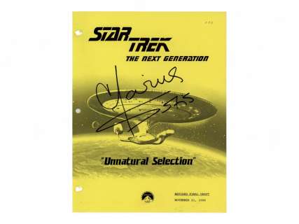 (3) Marina Sirtis Signed Star Trek: TNG Scripts | Weiss Auctions
