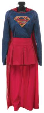 Lot 9 - Melissa Benoist "Supergirl" test costume for Supergirl.