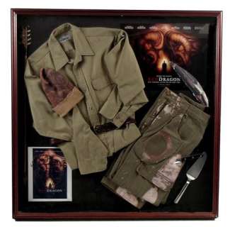 Framed Collection of Hero Red Dragon Movie Props & Costumes | Premiere Props
