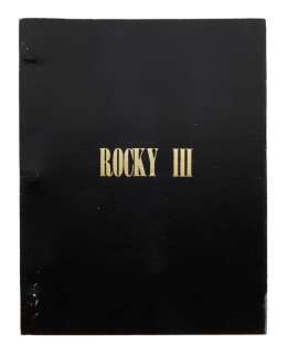 Rocky III | Production Film Script | Julien’s