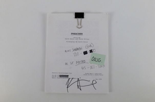 Original Preacher Screenplay | Bodnars Auction