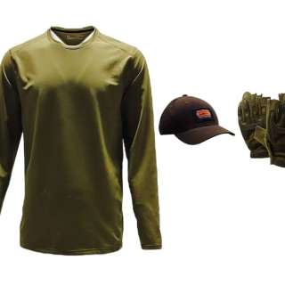 The Terminal List James Reece Chris Pratt Screen Worn Shirt Glolong Sleeve Shirt, Gloves & Hat Ep 105 - Lot #71 - The Terminal List James Reece Chris Pratt Screen Worn Shirt Glolong Sleeve Shirt, Gloves & Hat Ep 105: Authentic Auction Item… | VIP Fan Auctions