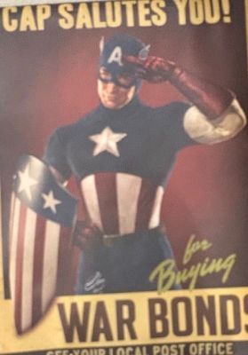 Lot 70 - Captain America prop poster signed | Piece of the Past