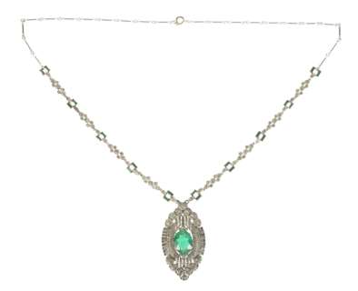 Lot 1155 - Merle Oberon | "A Song To Remember" Film-Worn Necklace