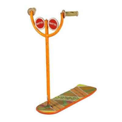 Back To the Future Part II (1989) | Lot 32 : Little Girl’s (Lindsey Whitney Barry) Orange Mattel Hoverboard With Screen-matched Handlebars | Propstore