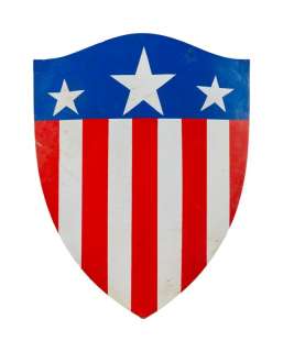 Lot 73 - Captain America: The First Avenger | Chris Evans "Steve Rogers / Captain America" Stunt USO Shield Prop