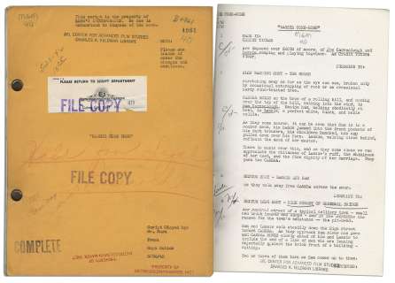 MGM’s ’’Lassie Come Home’’ Script -- The Original Lassie Film -- With Hand Notations From MGM Personnel | Nate Sanders