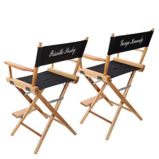 NAKED GUN 2 ½: The Smell of Fear - (Priscilla Presley and George Kennedy) Chair Backs ONLY