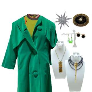 Hello Tomorrow! Barbara Billings’s Jacki Weaver Coat, Jacket, T-shirt, Earrings Set, Brooch/Pin Set & Necklace Set | VIP Fan Auctions