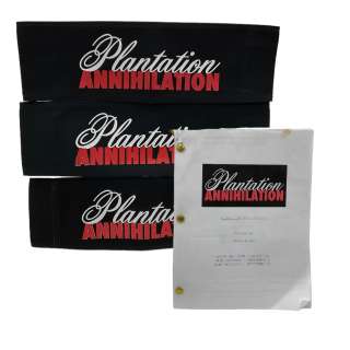 Lot ? - American Fiction Wiley’s Adam Brody Script & Chairback Set | VIP Fan Auctions