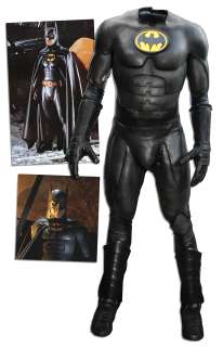 Batsuit Worn in ’’Batman Returns’’ From 1992 -- With Gloves, Boots & Mannequin Display | Nate Sanders
