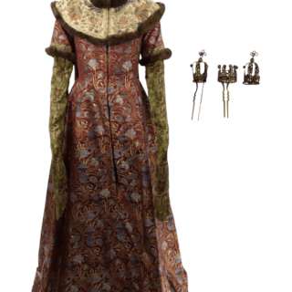 The Great Aunt Elizabeth’s Belinda Bromilow Gown & Hair Pins | VIP Fan Auctions