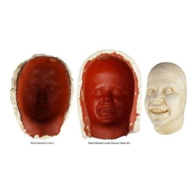 THE EXORCIST (1973) - Lot #90 : Dick Smith Collection: Pair of Regan MacNeil‘s (Linda Blair) Demonic Face Makeup Molds with Positive Face Cast